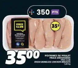 IGA Prix Club fresh boneless chicken breasts offer