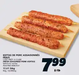 IGA Fresh Seasoned Pork Koftas offer