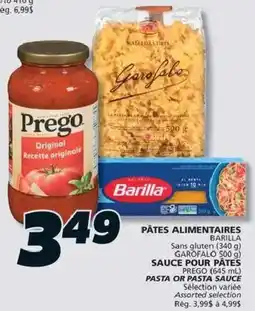 IGA Barilla pasta alimentaires offer