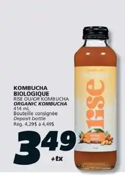 IGA Rise organic kombucha offer