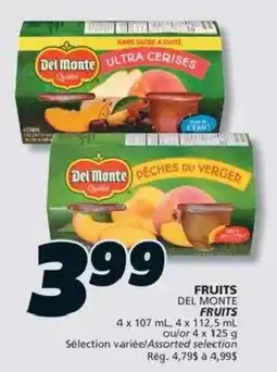 IGA Del Monte fruits offer