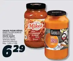 IGA Mikes pasta sauce offer