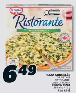 IGA Dr.Oetker ristorante pizza spinach offer