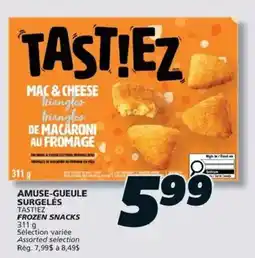 IGA Amuse-gueule surgelés tastiez frozen snacks offer