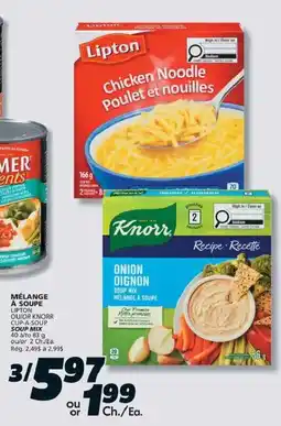 IGA Lipton chicken noodle soup mix offer