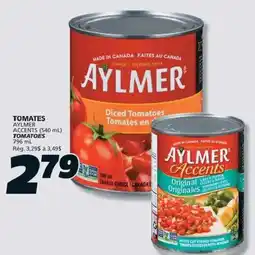 IGA Aylmer accents tomatoes offer