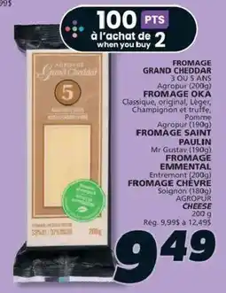 IGA Agropur grand cheddar offer