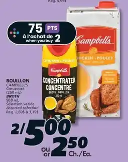 IGA Campbell's concentrated broth offer