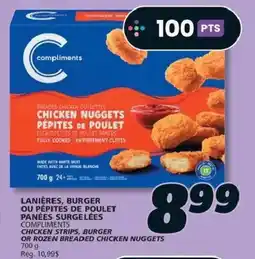 IGA Compliments chicken nuggets offer