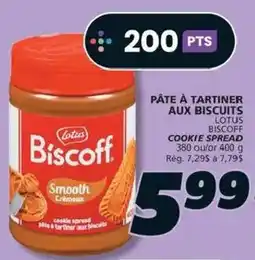 IGA Lotus Biscoff cookie spread offer