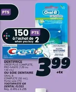 IGA Crest plus complete offer