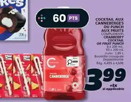 IGA Cocktail canneberge offer