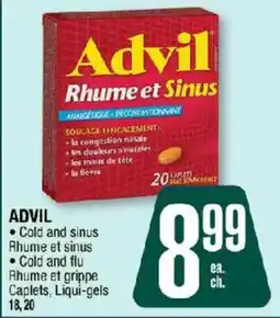 Jean Coutu Advil cold and sinus offer