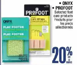 Jean Coutu Onyx profoot selected foot care products offer