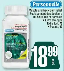 Jean Coutu Personnelle muscle and back pain relief offer