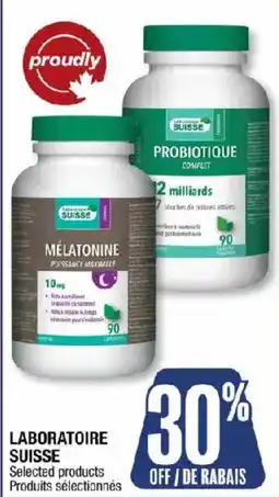 Jean Coutu Laboratoire Suisse selected products offer