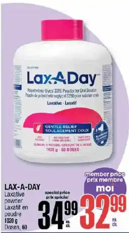 Jean Coutu Lax-A-Day laxative powder offer