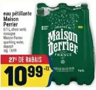 Maison Perrier sparkling water