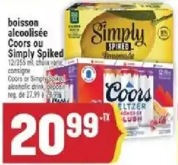 Marché Adonis Coors or Simply Spiked offer