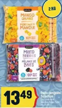 Marché Adonis Selection frozen fruits offer