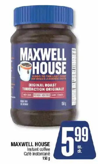 Maxwell house instant coffee