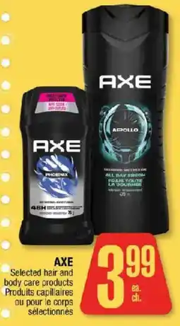 Jean Coutu Axe selected hair and body care products offer