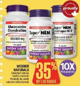 Jean Coutu Webber Naturals Selected natural health products offer