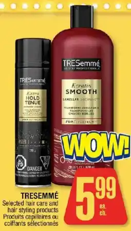 Jean Coutu TRESEMME Selected hair care and hair styling products offer