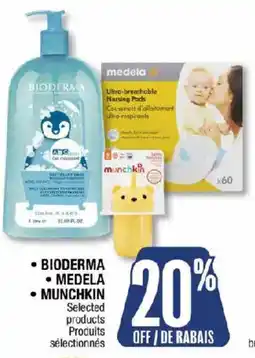 Jean Coutu Bioderma medela munchkin selected products offer
