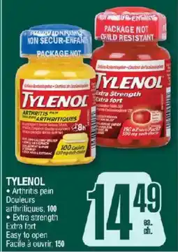 Jean Coutu Tylenol arthritis pain offer