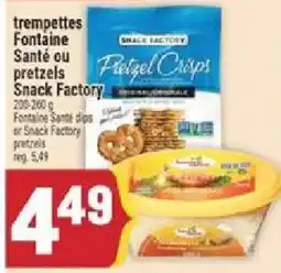 Marché Adonis Snack Factory pretzel crisps offer