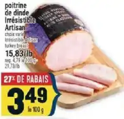 Marché Adonis Artisan turkey breast offer