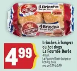 Marché Adonis La Fournee Dorée brioches à burgers ou hot dogs offer