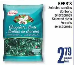 Jean Coutu Kerr's selected candies offer