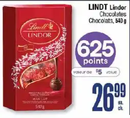 Jean Coutu Lindt Lindor chocolates offer