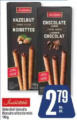 Jean Coutu Irresistible selected biscuits offer