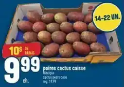 Marché Adonis poires cactus caisse offer