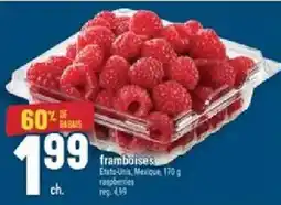 Marché Adonis framboises offer