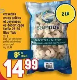 Marché Adonis Blue Tide shrimp peeled and deveined offer