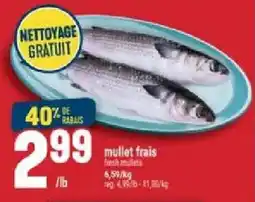 Marché Adonis mullet frais offer