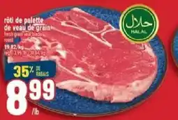 Marché Adonis Rôti de palette de veau de grain offer