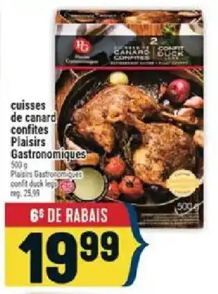 Plaisirs Gastronomiques cuisses de canard confites