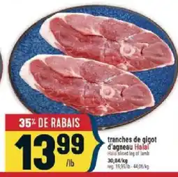Marché Adonis Halal sliced leg of lamb offer
