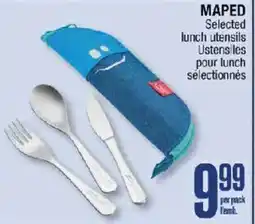 Jean Coutu Maped selected lunch utensils offer