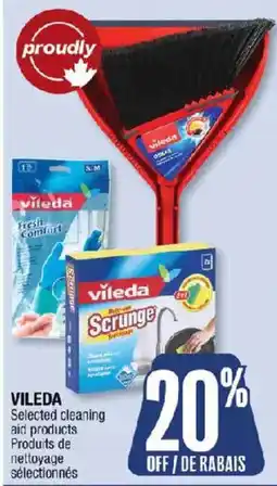 Jean Coutu Vileda selected cleaning aid products offer