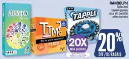 Jean Coutu Randolph selected board games offer