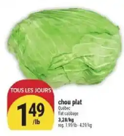 Marché Adonis chou plat offer