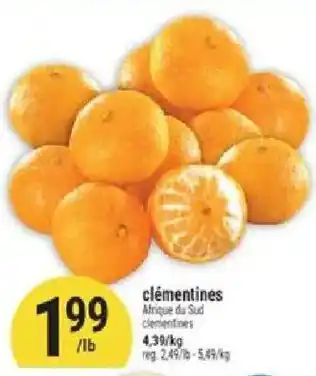 Marché Adonis clémentines offer