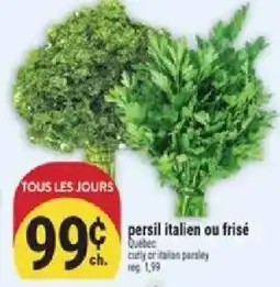 Marché Adonis parsley italian or frisé offer