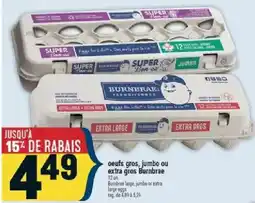 Marché Adonis Burnbrae large jumbo or extra large eggs offer